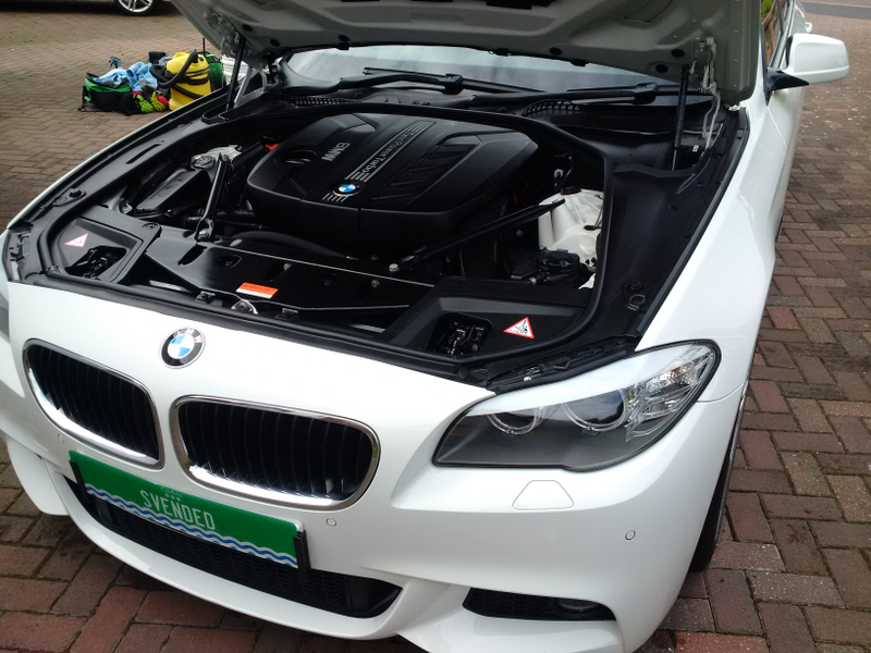 Illustration for article titled REPOST: Today's jaunt, BMW 5 Series, full cleanÂ